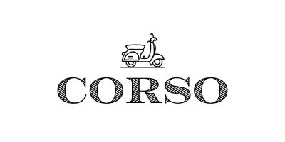 Corso Italian Logo with Vespa